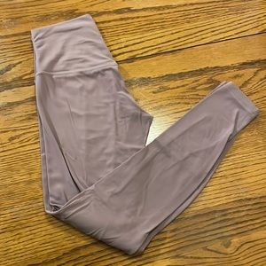 Lululemon dusty mauve align 28” leggings size 6